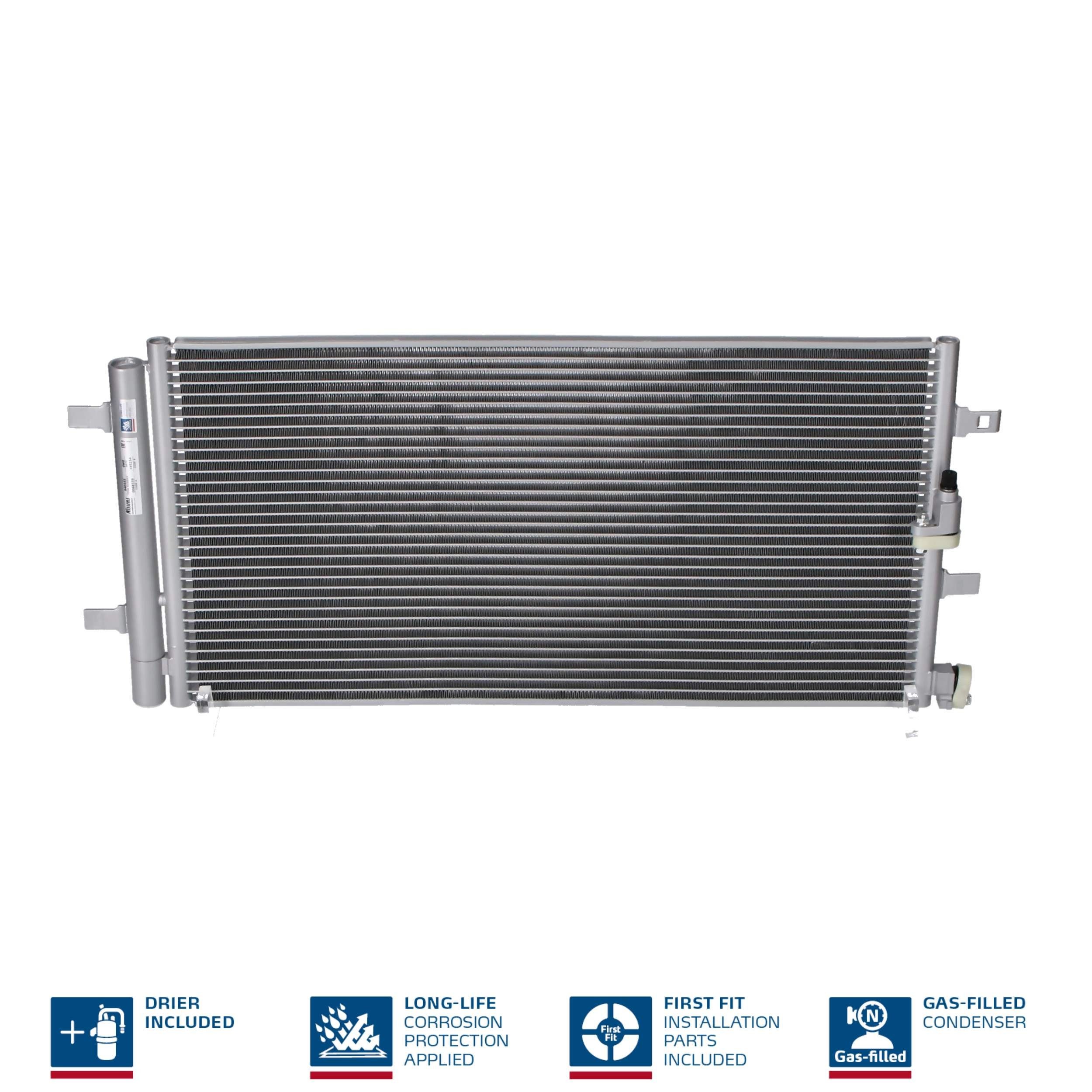 NISSENS Kondensators, Gaisa kond. sistēma 940453 NISSENS 940453 Kondicionieru radiatori Mitsubishi PAJERO PININ lēti