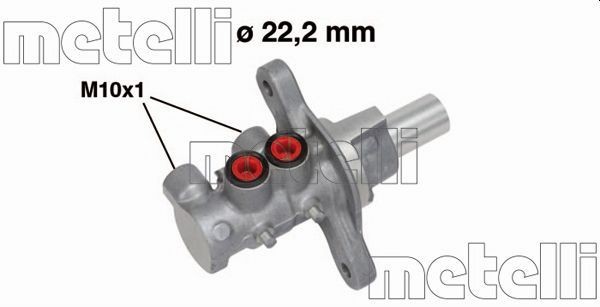 Κεντρική αντλία φρένων METELLI 05-0675 METELLI 05-0675 Αντλια φρενων Alfa Romeo MITO 2020