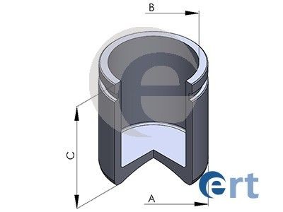 ERT Êmbolo, pinça do travão 150558-C Êmbolo pinça do travão FIAT ERT 150558-C