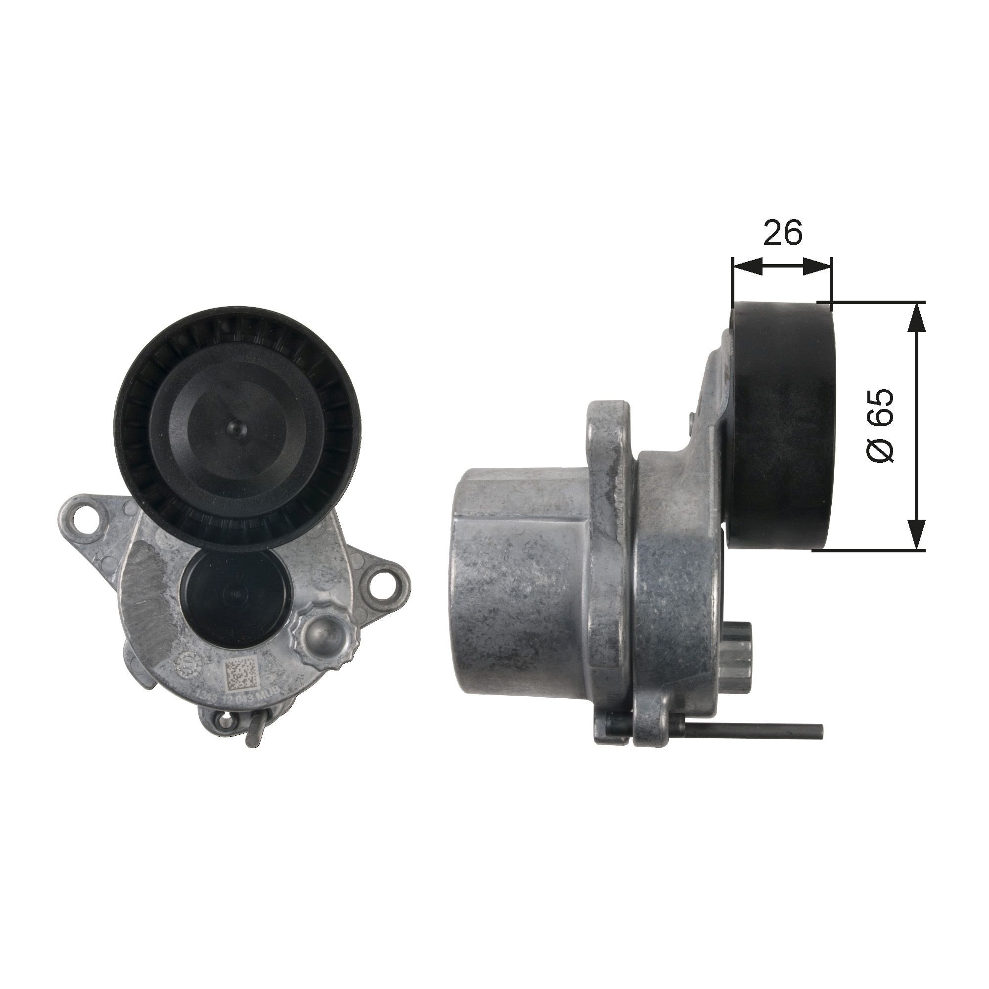GATES Tensioner pulley T39165 GATES T39165 genuine Jeep Patriot MK74 tensioner pulley price