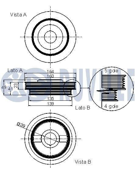 RUVILLE Klepstoter 265088 265088 Hydraulische klepstoters RUVILLE MG MGB