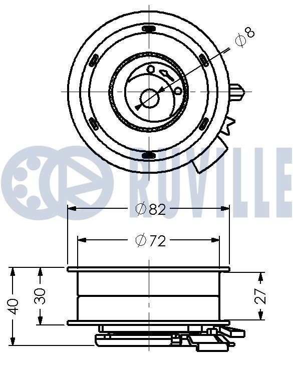 RUVILLE Gummianslag, affjedring 836500 Støddæmper manchet RUVILLE BMW 3-serie 836500