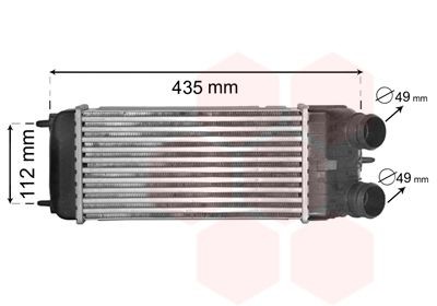 VAN WEZEL Intercooler 09004252 Intercooler Citroën FC_ 09004252 VAN WEZEL