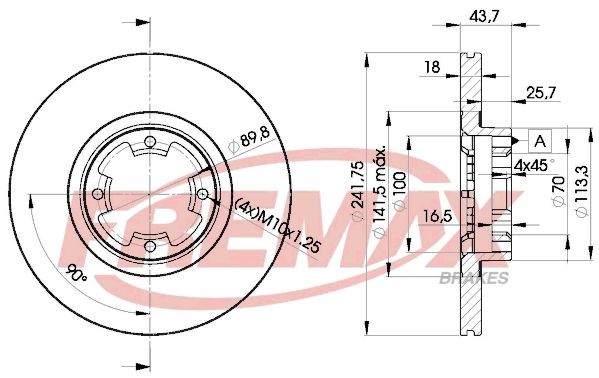 FREMAX Bremseskive BD-0170 Sports bremseskiver FREMAX Subaru WRX BD-0170
