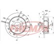 FREMAX | Disco de travão BD-0817 para HONDA Prelude III (BA) baratas online