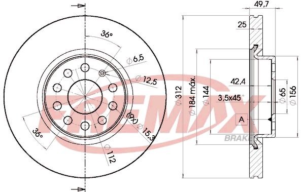 FREMAX Jarrulevy BD-5618 BD-5618 FREMAX Sport-jarrulevyt SEAT ATECA