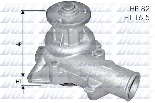 DOLZ Vannpumpe S111 DOLZ S111 Vannpumpe FIAT X 1/9 (128) til en fordelagtig pris