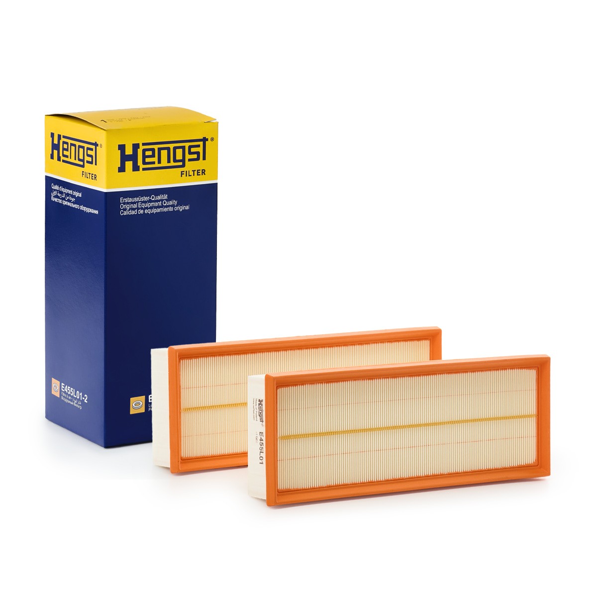 Luftfilter HENGST FILTER E455L01-2 HENGST FILTER E455L01-2 Luftfilter MERCEDES-BENZ CLS 2004