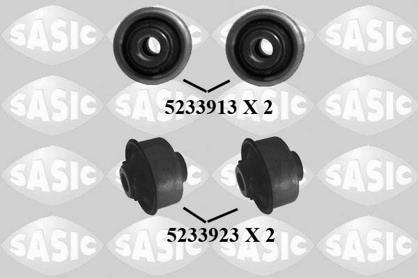 SASIC Kit de réparation, suspension de roue 7960005 SASIC 7960005 Kit de réparation bras de suspension Peugeot Partner Combispace à un prix avantageux