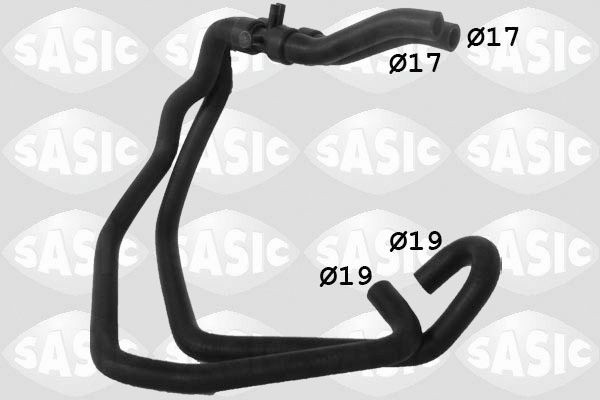 SASIC Kühlerschlauch 3404089 Kühlerschlauch SASIC Opel CORSA 3404089