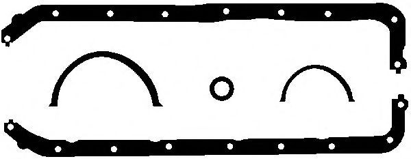 GLASER Σετ στεγανοπ., κάρτερ λαδιού E30733-00 E30733-00 Φλάντζα κάρτερ GLASER FORD KA