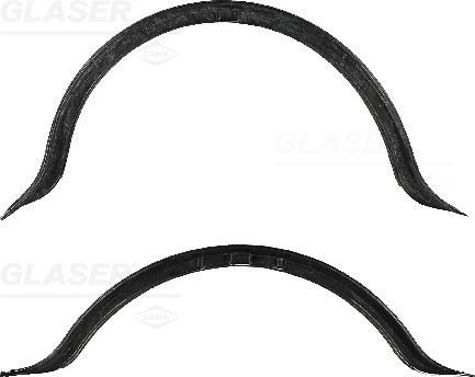 GLASER Jeu de joints d'étanchéité, carter d'huile E37923-00 Ford TRANSIT COURIER Joint pour carter d'huile GLASER E37923-00