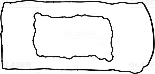 GLASER Gasket Set, cylinder head cover V59504-00 Dodge JOURNEY GLASER rocker cover gasket V5950400