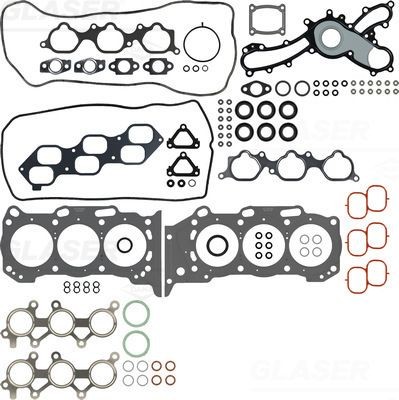 GLASER Tetningssett, topplokk D38742-00 D38742-00 Tetningssett topplokk GLASER LEXUS LX