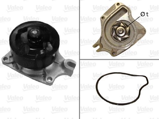 Vodné čerpadlo VALEO 506973 VALEO 506973: Vodná pumpa Mazda 2 2015