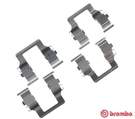 BREMBO Kit accessori, pastiglia freno A 02 201 A 02 201 costo Kit accessori, pastiglia freno BREMBO BMW X2
