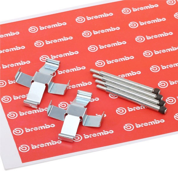 BREMBO Monteringssæt til bremseklodser A 02 210 Monteringssæt til bremseklodser BREMBO EXPERT A 02 210 billig