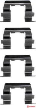 BREMBO Accessoireset, schijfremblok A 02 259 A 02 259 Accessoireset, schijfremblok HONDA CIVIC BREMBO