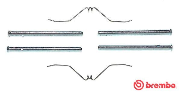 BREMBO Piederumu komplekts, Disku bremžu uzlikas A 02 264 Piederumu komplekts, disku bremžu uzlikas BREMBO CHARADE A 02 264 lēti