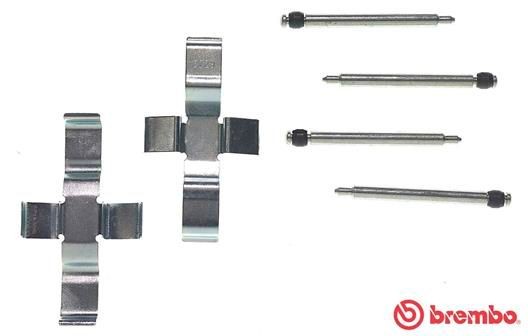 BREMBO Piederumu komplekts, Disku bremžu uzlikas A 02 279 Piederumu komplekts, disku bremžu uzlikas BREMBO Citroën 2CV A 02 279