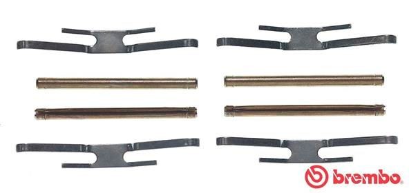 BREMBO Accessory Kit, disc brake pads A 02 293 A 02 293 BREMBO SMART brake pad fitting kit