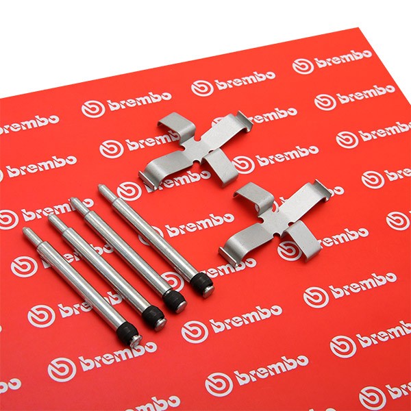 BREMBO Monteringssett, bremseklosser A 02 315 Tibehørsett, skivebremse belegg BREMBO Mercedes-Benz CITAN A 02 315