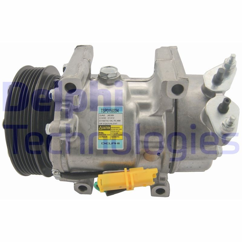 DELPHI Κομπρεσέρ air condition TSP0159334 TSP0159334 Κομπρεσέρ PEUGEOT 107 DELPHI
