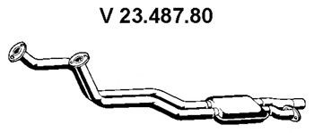 EBERSPÄCHER Fremre eksospotte 23.487.80 23.487.80 Forreste lyddemper MERCEDES-BENZ A-Klasse EBERSPÄCHER