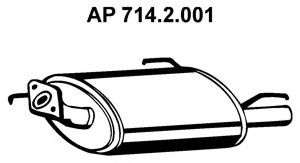 EBERSPÄCHER Silencieux arrière 714.2.001 Silencieux arrière EBERSPÄCHER 350 Z 714.2.001 pas cher