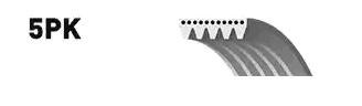 GATES Multirem 5PK978 Rem Jaguar XJ X300: Multirem GATES Micro-V 5PK978