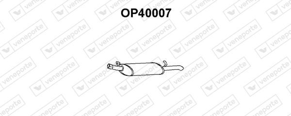 VENEPORTE Marmitta OP40007 VENEPORTE OP40007 Silenziatore marmitta Opel Vectra A CС prezzo