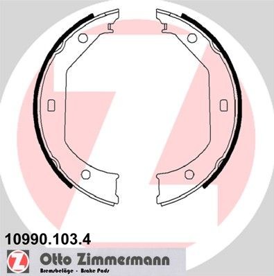ZIMMERMANN Handbremsbeläge 10990.103.4 Handbremsbacken ZIMMERMANN RENEGADE 10990.103.4 günstig