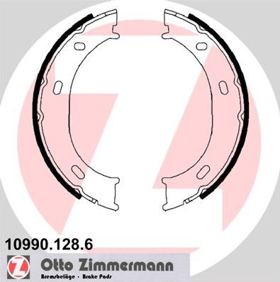 ZIMMERMANN Handbromsbackar 10990.128.6 10990.128.6 ZIMMERMANN parkeringsbroms MERCEDES-BENZ 123-serie