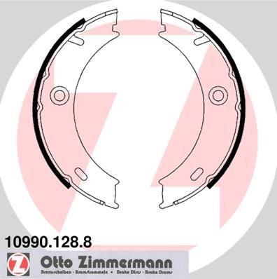 ZIMMERMANN Handbromsbackar 10990.128.8 10990.128.8 Handbroms ZIMMERMANN MERCEDES-BENZ 123-serie