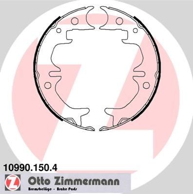 ZIMMERMANN Sada brzd. čeľustí parkov. brzdy 10990.150.4 10990.150.4 Čeľustí parkovacej brzdy NISSAN CABSTAR ZIMMERMANN