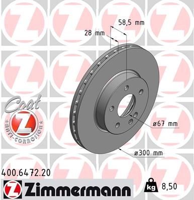ZIMMERMANN Piduriketas 400.6472.20 ZIMMERMANN 400.6472.20 Piduriketas MB VIANO odav