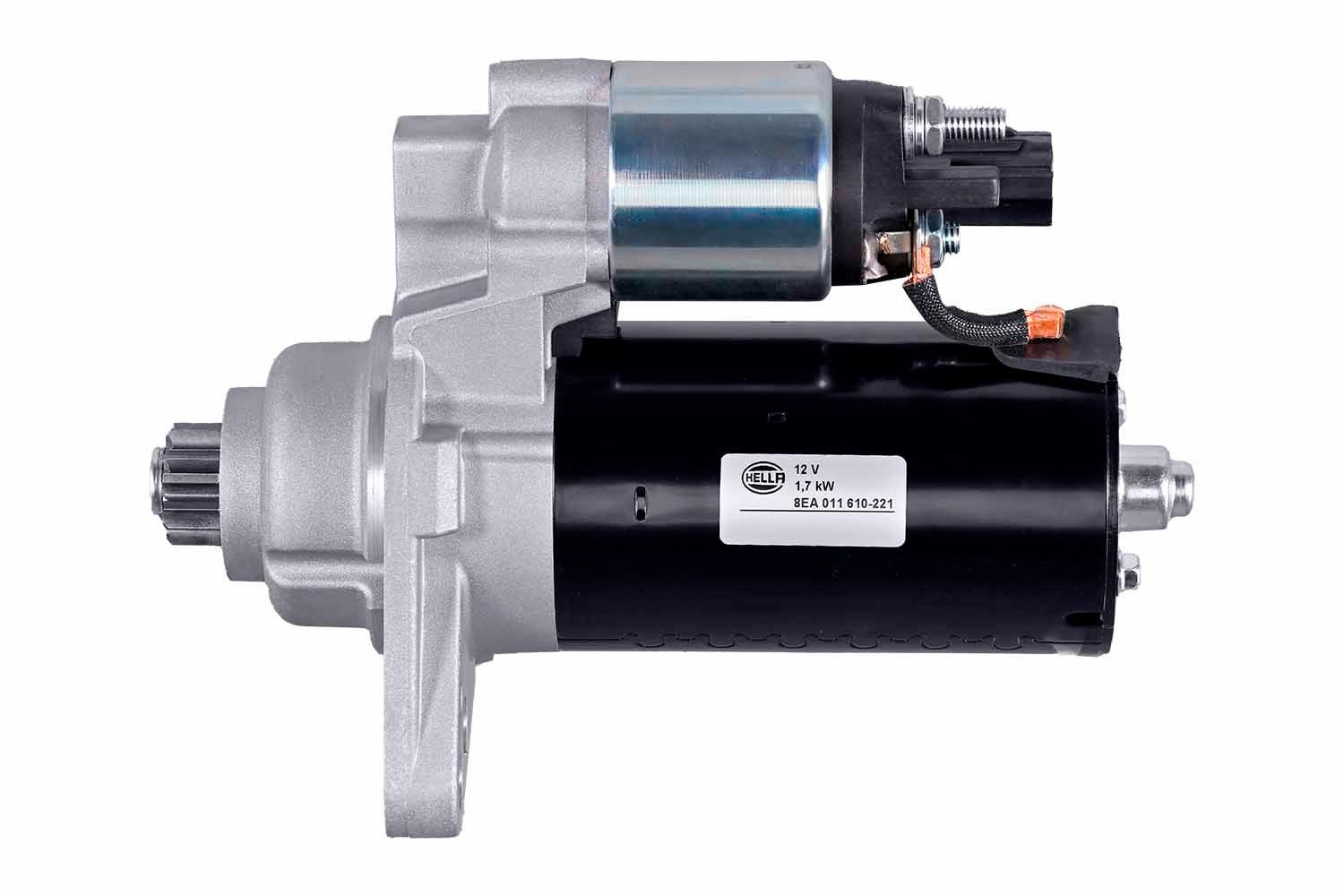 Motor de arranque HELLA 8EA 011 610-221 HELLA 8EA 011 610-221 Motor de arranque SEAT LEON 2010