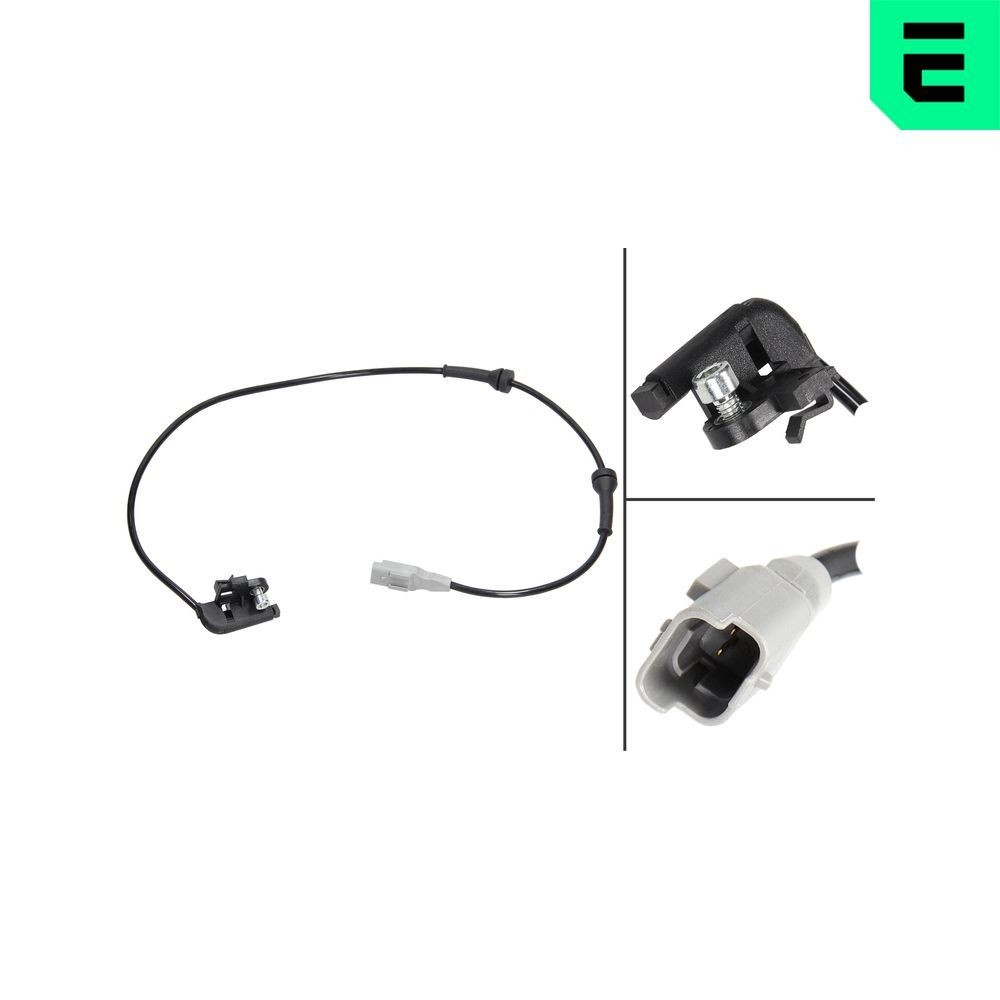 OPTIMAL Snímač počtu otáčok kolesa 06-S497 OPTIMAL Snímač ABS CITROËN 06-S497