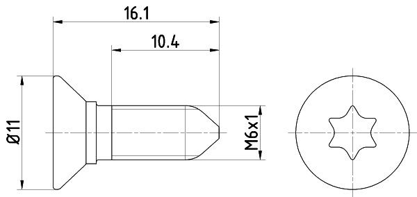 TEXTAR Βίδα, δισκόπλακα TPM0008 TEXTAR TPM0008 Βίδα, δισκόπλακα Hyundai Santa Fe cm σε χαμηλές τιμές
