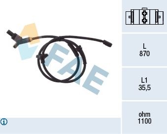 FAE ABS Sensor 78015 ABS sensor FAE Seat IBIZA 78015