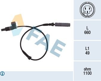 FAE ABS Sensor 78023 ABS sensor FAE BMW Z3 78023
