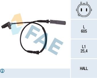 FAE ABS Sensor 78042 ABS sensor FAE Z3 78042 billig