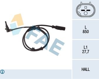 FAE ABS Sensor 78112 78112 ABS føler ALFA ROMEO 145 FAE