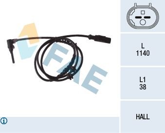 FAE Capteur ABS 78084 78084 Capteurs ABS FAE CITROЁN C2