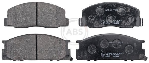A.B.S. Brake pad set 36701 A.B.S. 36701 Liteace M30 rear brake pad replacement