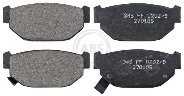 A.B.S. Kit pastiglie freni 36614 A.B.S. 36614 Kit pastiglie freni SUBARU XT Coupe (XT) 1.8 Turbo 4WD (AX7) 120 CV 1989