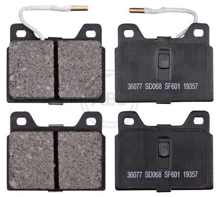 A.B.S. Kit pastiglie freni 36077 A.B.S. 36077 Kit pastiglie freni PEUGEOT 505 Sedan 2.2 Turbo Injection 174 CV 1987