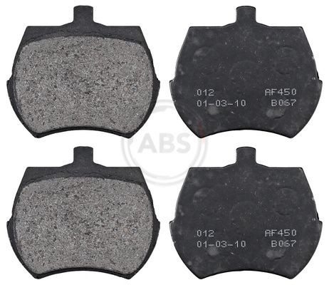 A.B.S. Plaquettes de frein 36011 MG MG 4 Plaquettes de frein A.B.S. 36011