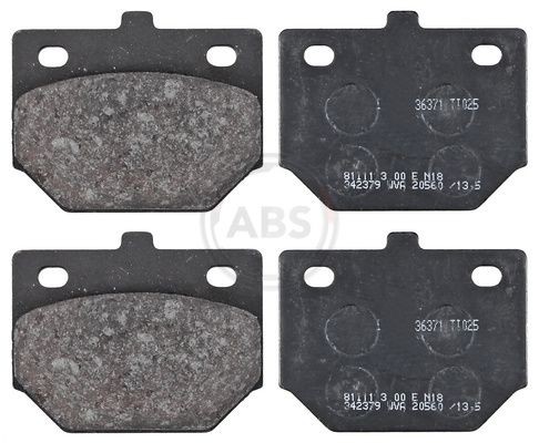 A.B.S. Piduriklotsid 36371 A.B.S. 36371 Piduriklotsid TOYOTA 1000 Hatchback (KP30) 1.0 (KP30) 45 hj 1969