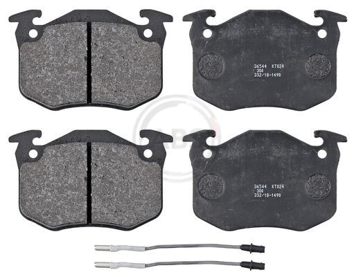 Plaquettes de frein A.B.S. 36544 A.B.S. 36544: Freins, plaquettes de freins Peugeot 504 2003